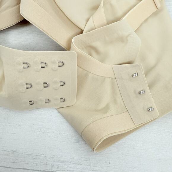 NWT Shapermint Essentials Wireless Bra Size 3XL Smoothing Comfort Straps Chai - Picture 7 of 11